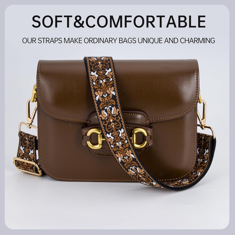 Dksongr Purse Straps Replacement Crossbody Wide Bag Strap for Purses Adjustable Shoulder Straps for Women Handbags - Image 2